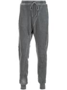 Lost & Found Rooms Textured Detail Track Pants, Men's, Size: Medium, Grey, Cotton