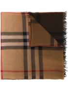 Burberry House Check Scarf - Brown