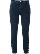 J Brand Suvi Cropped Jeans, Women's, Size: 29, Blue, Cotton/polyester/spandex/elastane