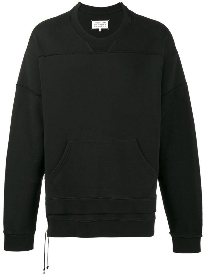 Maison Margiela Deconstructed Seam Sweatshirt - Black