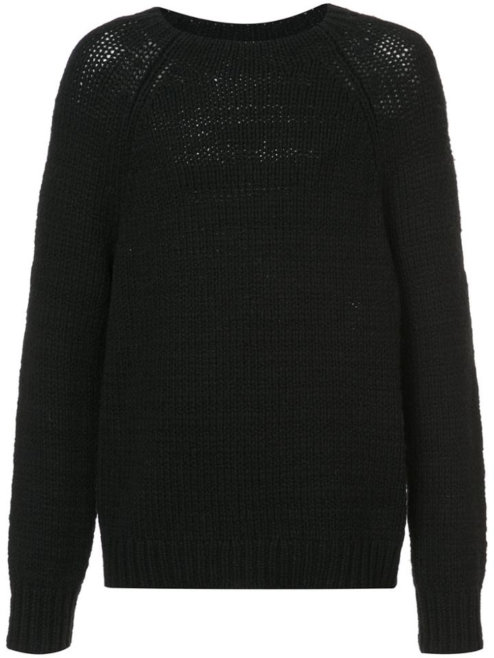 Vince Raglan Pullover - Black