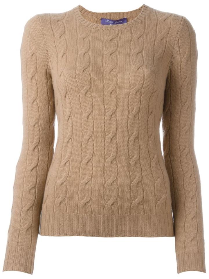 Ralph Lauren Crew Neck Jumper, Women's, Size: Small, Nude/neutrals, Nylon/cashmere