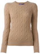 Ralph Lauren Crew Neck Jumper, Women's, Size: Small, Nude/neutrals, Nylon/cashmere