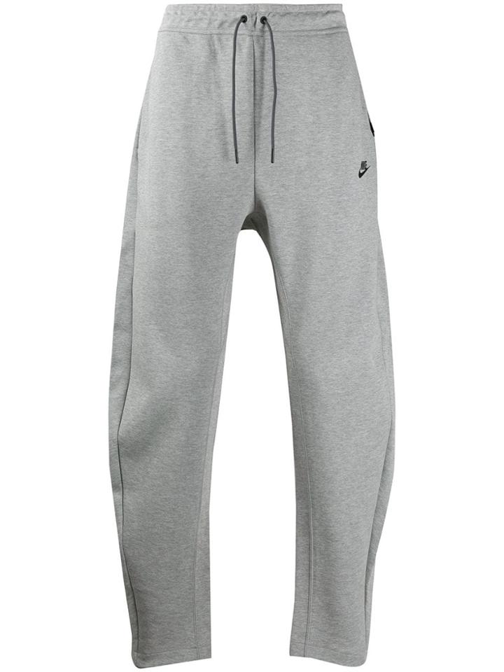 Nike Contrast Logo Track Pants - Grey