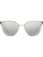 Prada Eyewear Prada Cinéma Sunglasses - Metallic