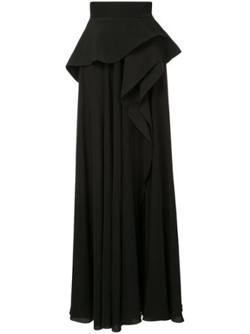 Azzi & Osta High Waisted Peplum Skirt - Black