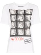 Versace Donatella Avedon Print T-shirt - White