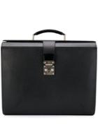 Louis Vuitton Pre-owned 2000's Structured Textured Briefcase - Black