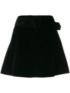 P.a.r.o.s.h. Corduroy Belted Skirt - Black