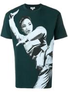 Kenzo Geisha Print T-shirt - Green