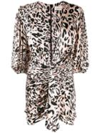 Alexandre Vauthier Leopard-print Dress - Pink