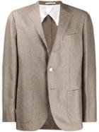Barba Classic Suit Jacket - Neutrals