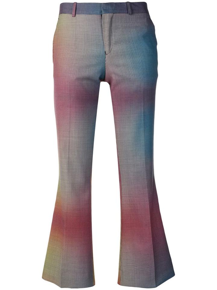 Each X Other Sprayed Houndstooth Trousers - Blue