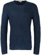 John Varvatos - Fine-knit Sweater - Men - Silk/cashmere - M, Blue, Silk/cashmere