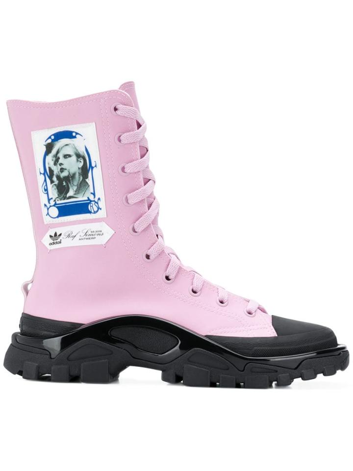 Adidas By Raf Simons Detroit Hi-tops - Pink