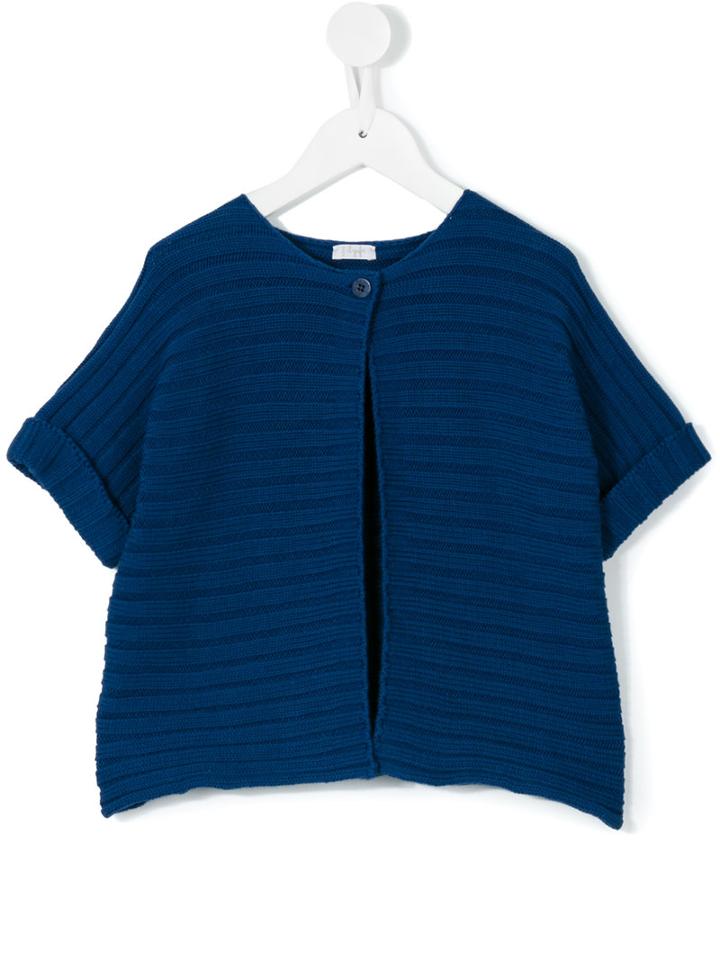 Il Gufo - Ribbed Cardigan - Kids - Cotton - 6 Yrs, Blue
