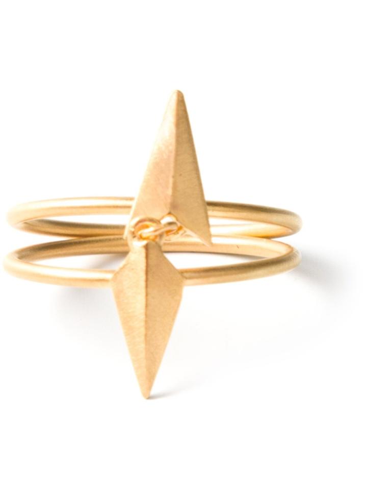 Maria Black 'd'arling Double' Ring - Metallic