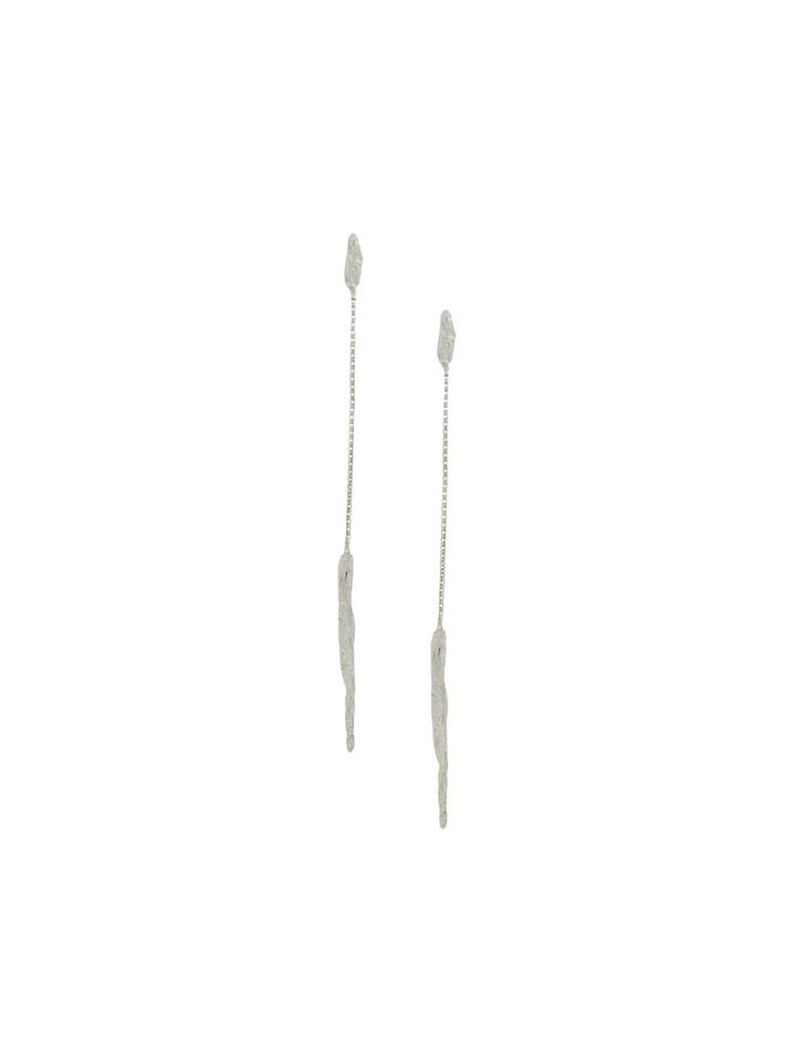 Niza Huang Long Drop Earrings - Metallic
