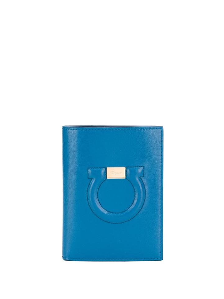 Salvatore Ferragamo Gancio City Wallet - Blue