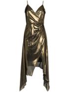 Haney Alaina Lamé Dress - Metallic