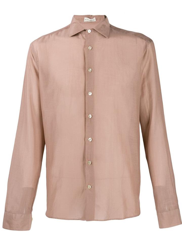 Etro Long Sleeve Shirt - Neutrals