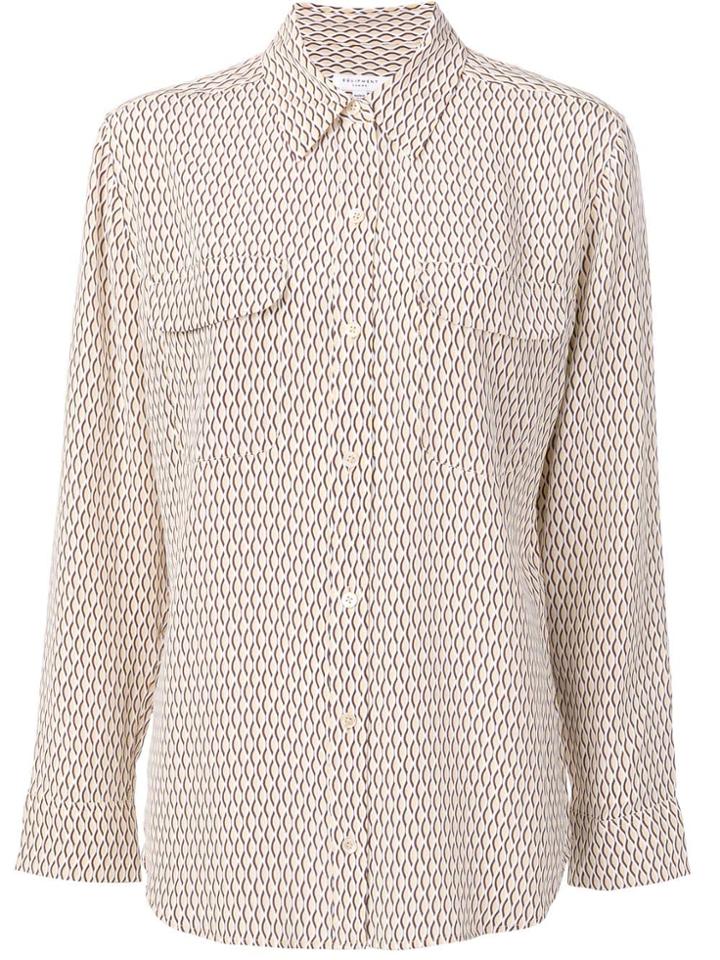 Equipment Patterned Shirt - Neutrals