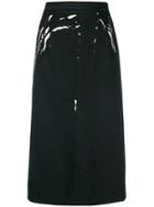 Prada Overprinted Pencil Skirt - Black