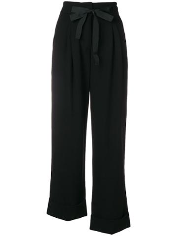 Irina Schrotter Asymmetric Trousers - Black