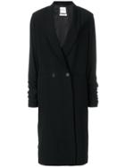 Each X Other Long Double-breasts Coat - Black