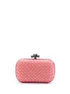 Bottega Veneta Pre-owned 2000's Interlaced Clasp Clutch - Pink