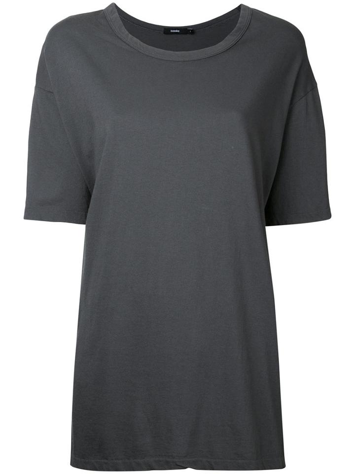 Bassike - Oversized T-shirt - Women - Cotton - Xs, Grey, Cotton