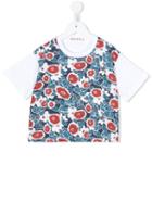 Marni Kids Floral Print Front T-shirt, Girl's, Size: 10 Yrs, White