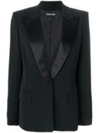 Tom Ford Tuxedo Single-breasted Blazer - Black