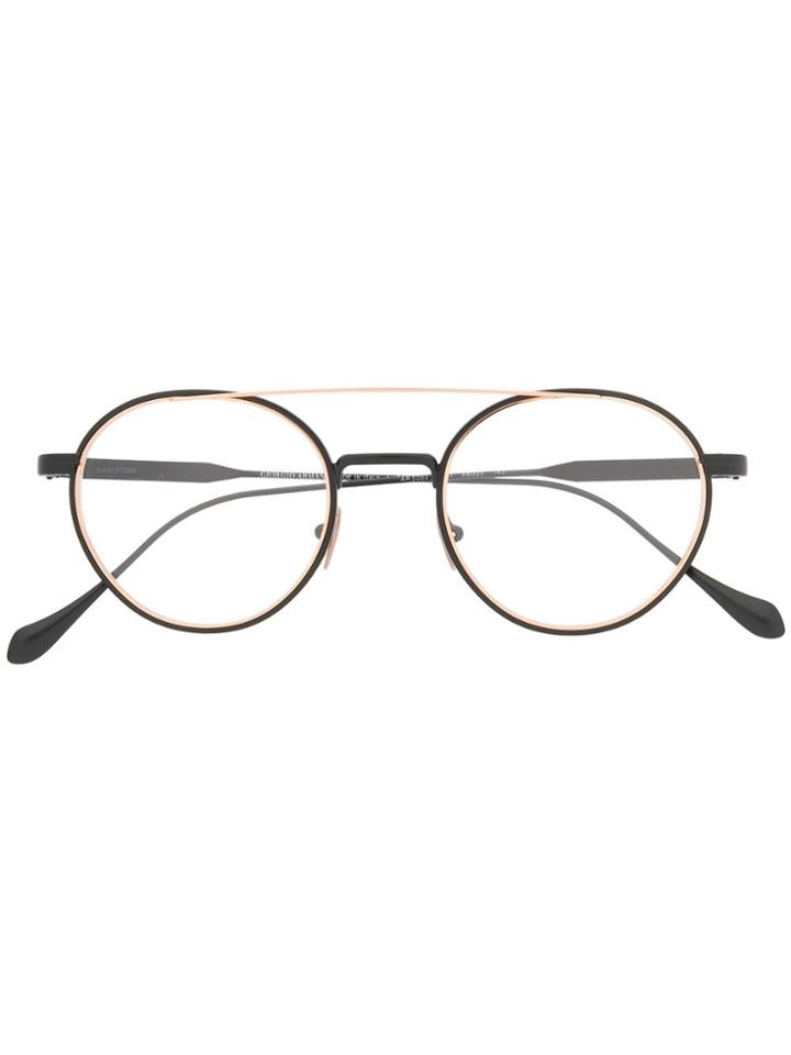Giorgio Armani Round Shaped Glasses - Black