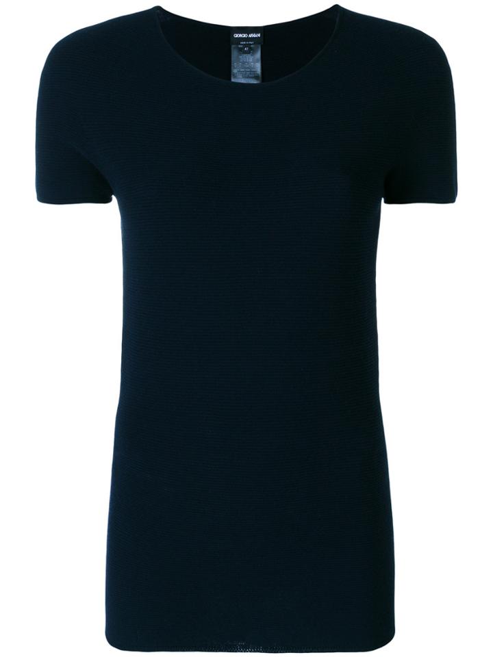 Giorgio Armani Basic T-shirt - Blue