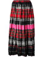 Issey Miyake Tartan Check Skirt