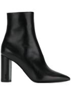 Saint Laurent High Heeled Ankle Boots - Black