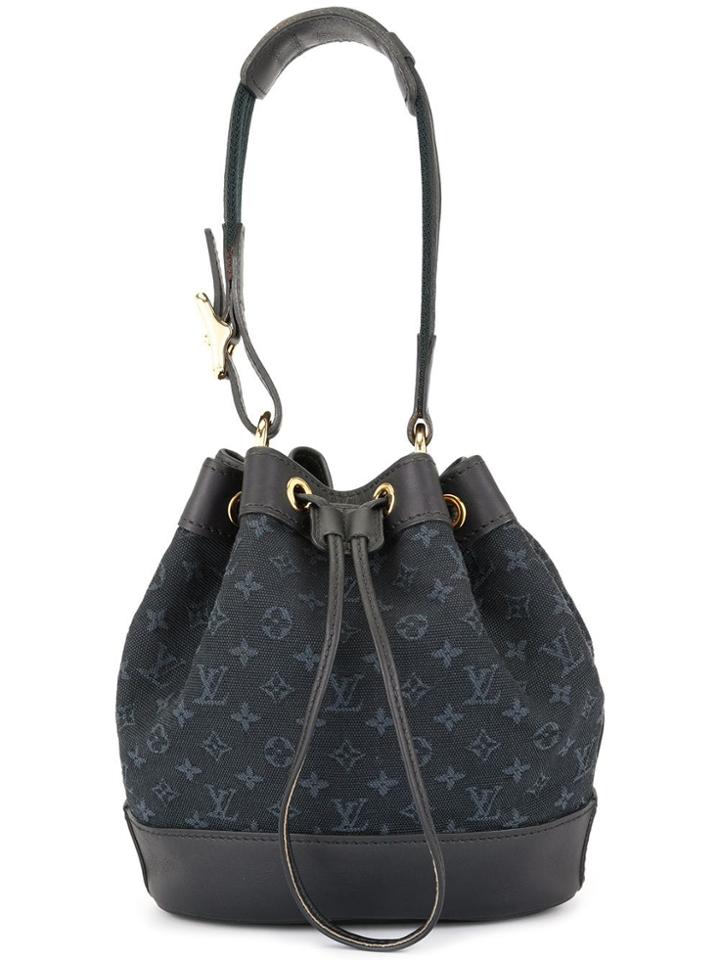 Louis Vuitton Vintage Noelie Drawstring Shoulder Bag - Blue