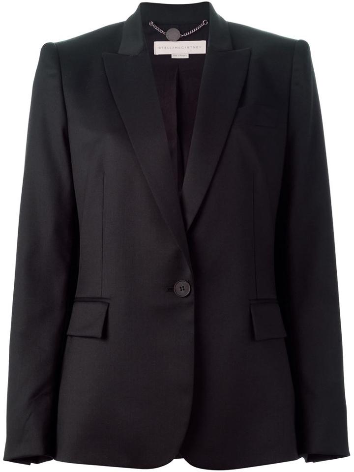 Stella Mccartney 'iris' Blazer, Women's, Size: 36, Black, Cotton/rayon/wool