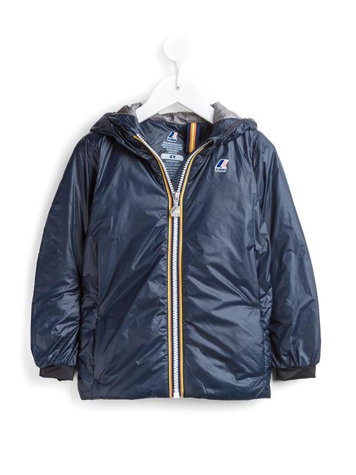 K Way Kids Jacques Plus Double Rain Jacket, Boy's, Size: 12 Yrs, Blue