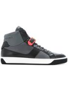Fendi Lace-up Hi Tops - Grey
