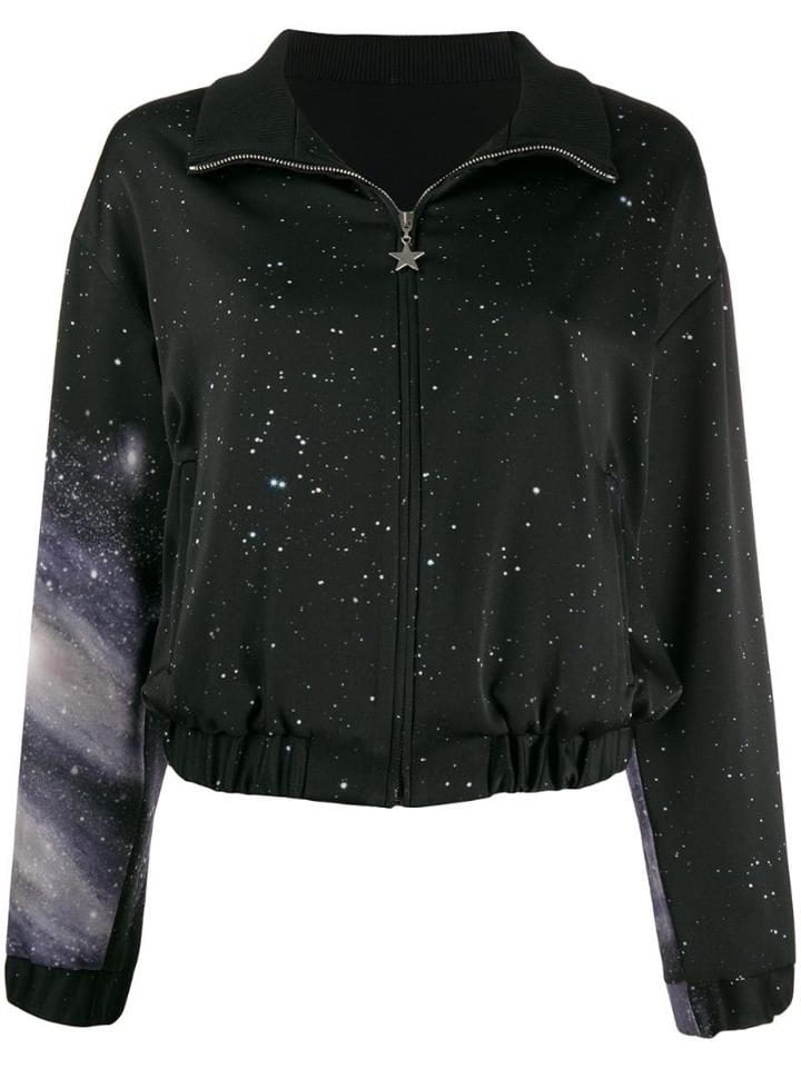 Pinko Galaxy Print Track Jacket - Black