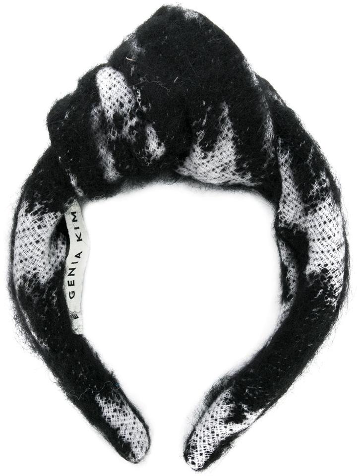 Eugenia Kim Maryn Houndstooth Headband - Black