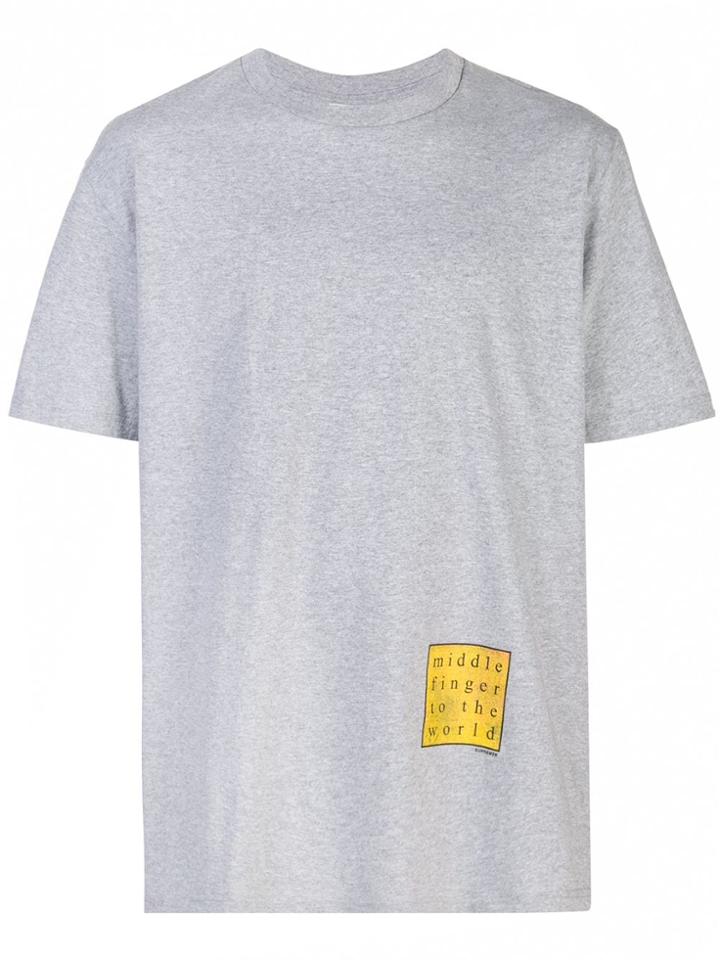 Supreme Middle Finger T-shirt - Grey