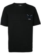 Fendi - Patch Embroidered T-shirt - Men - Cotton/polyester - 48, Black, Cotton/polyester
