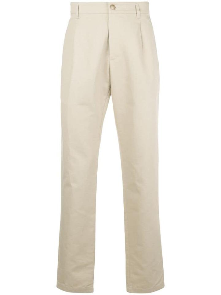A.p.c. Straight Leg Chinos - Neutrals