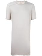 Rick Owens Twisted Edge T-shirt, Men's, Size: Medium, Grey, Cotton