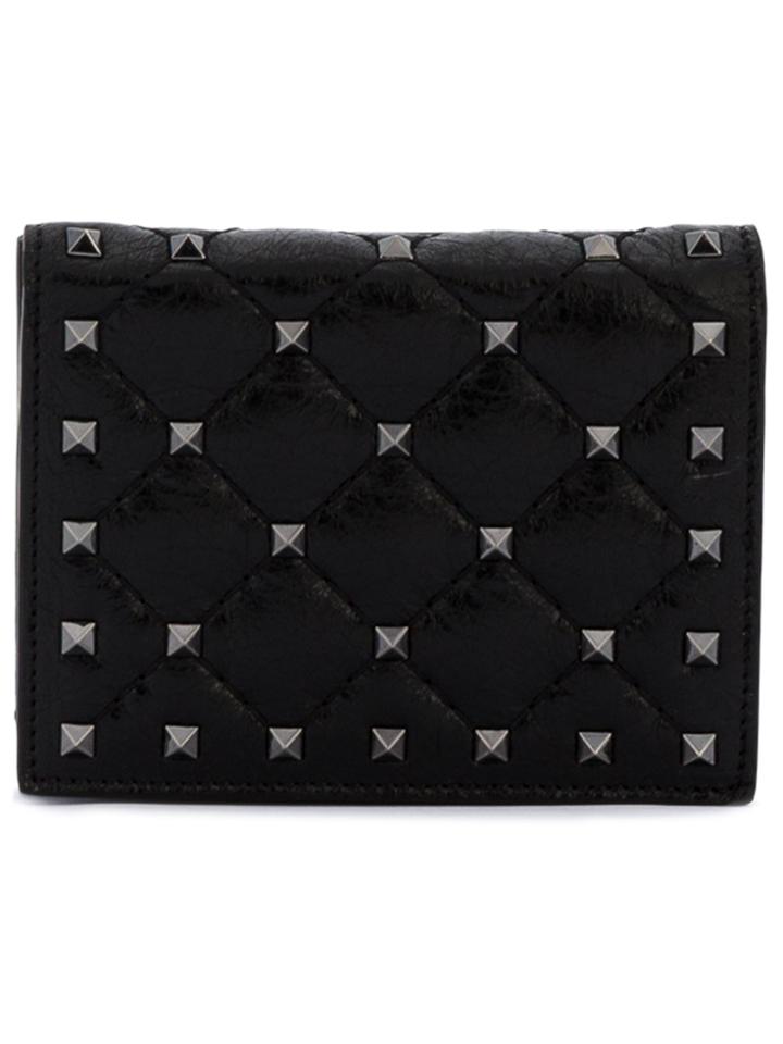 Valentino Valentino Garavani Rockstud Spike Wallet - Black