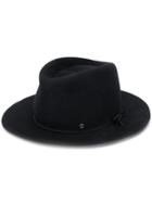Maison Michel Tie Detail Hat - Black