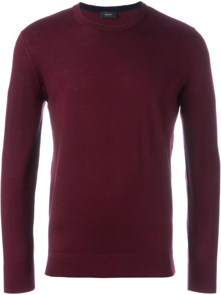 Joseph Elbow Patch Sweater
